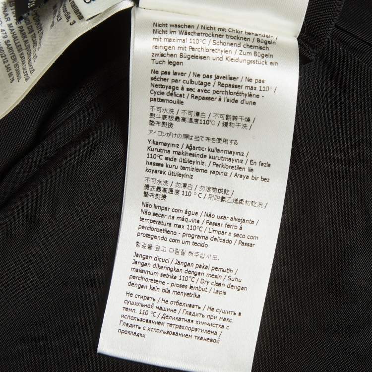 Pre Owned Fendi Brown FF Stretch Mesh Midi Dress S