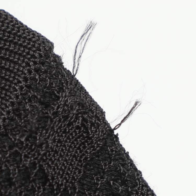 Pre Owned Fendi Black FF Knit T-Shirt S