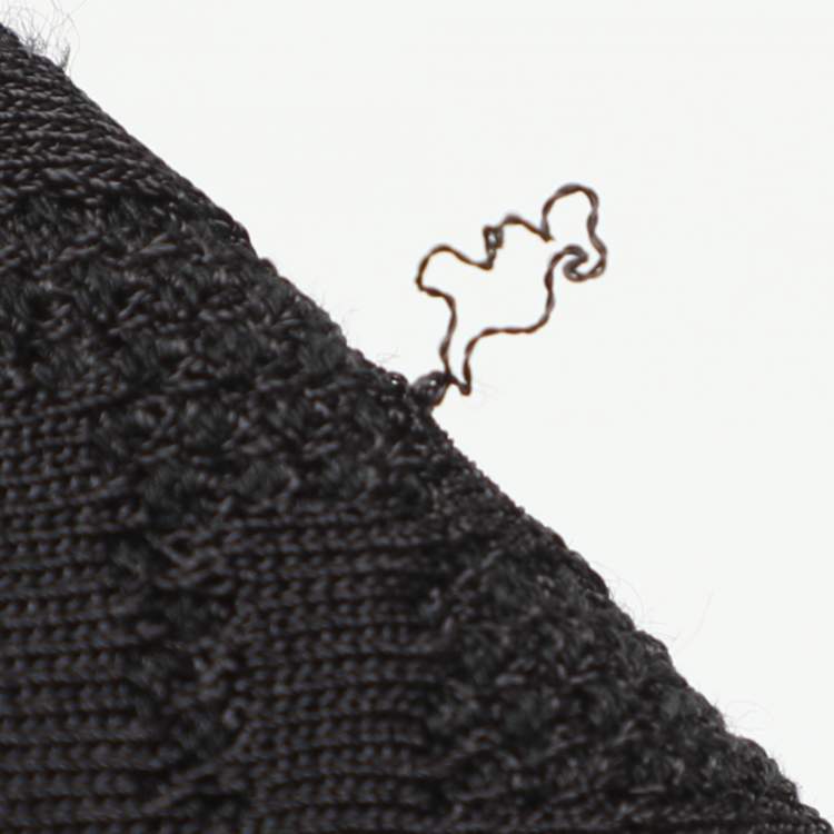 Pre Owned Fendi Black FF Knit T-Shirt S