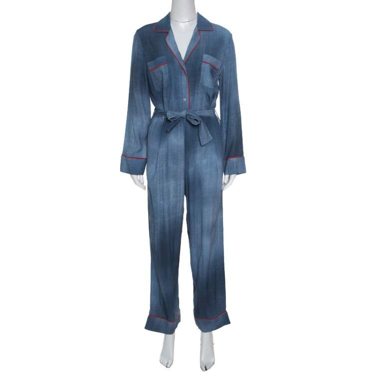 fendi jumpsuit blue