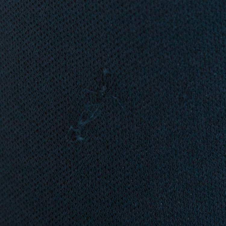 Pre Owned Fendi Dark Teal Jersey Backless Maxi Dress S