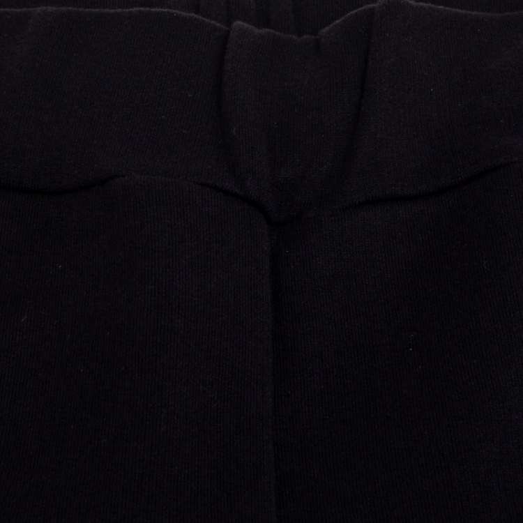 Pre Owned Fendi Black Cotton Karlito Joggers S