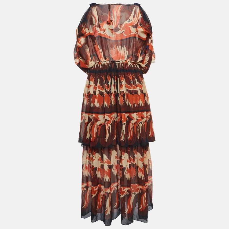 ワンピース FENDI Printed Stretch Tulle Dress Fendi Printed Stretch Tulle Dress | italist