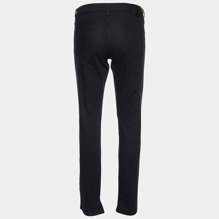 Pre Owned Fendi Black Denim Skinny Jeans M