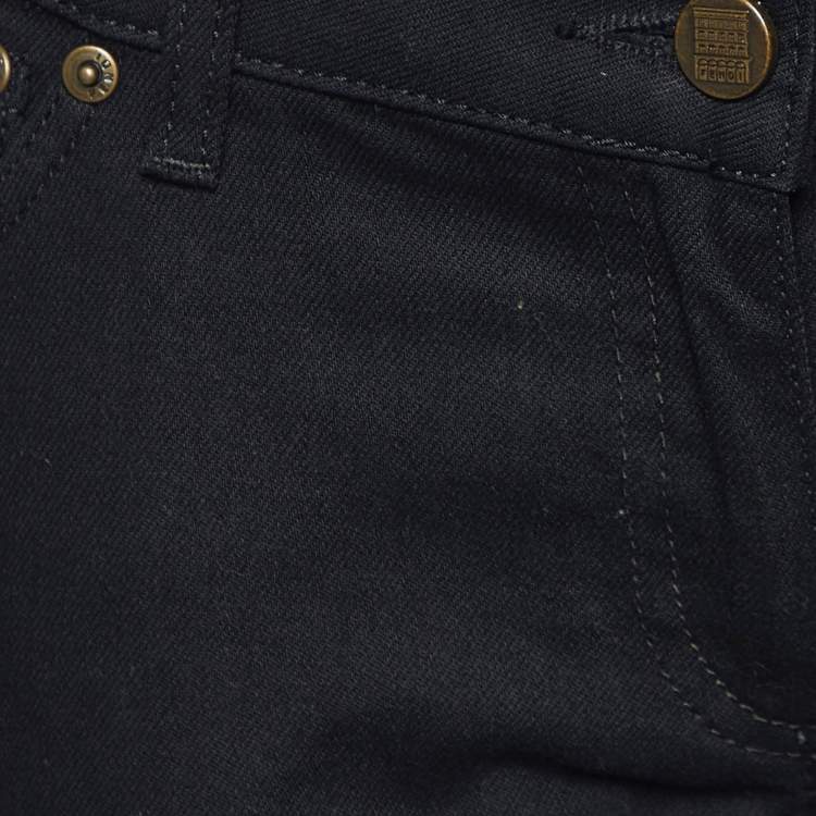 Pre Owned Fendi Black Denim Skinny Jeans M