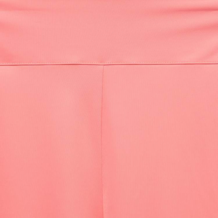Pre Owned Fendi Pink Logo Printed Jersey Track Suit Set S/XS