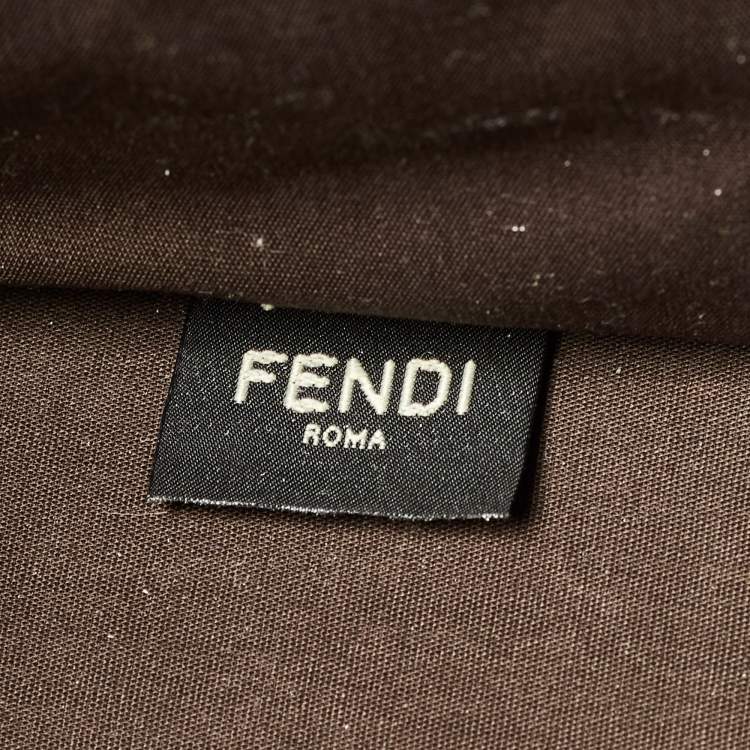 Pre Owned Fendi Beige Canvas Medium Sunshine Tote