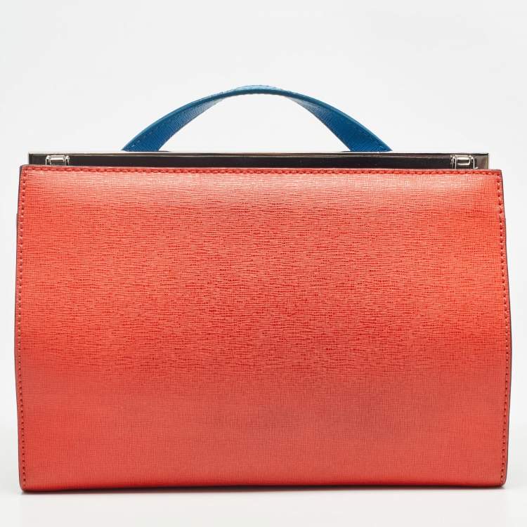 Pre Owned Fendi Multicolor Leather Mini Monster Demi Jour Shoulder Bag