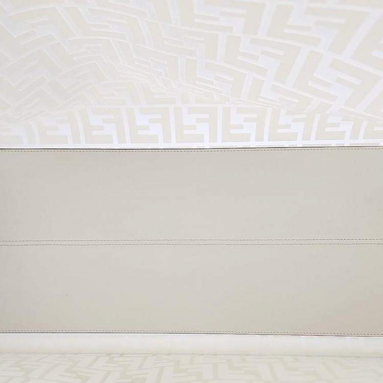 Pre Owned Fendi White Zucca Canvas Runaway Large Bag