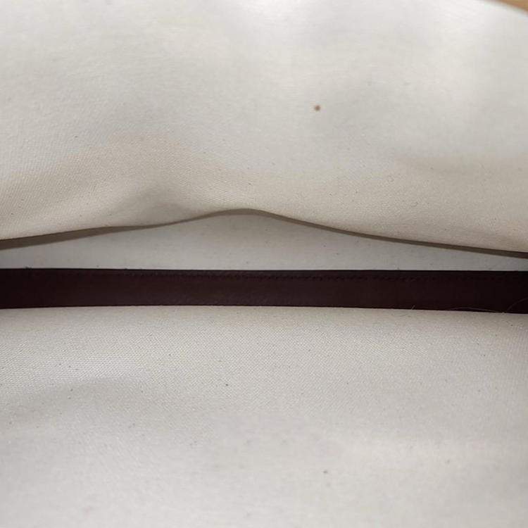 Pre Owned Fendi Brown Leather Peekaboo Medium Handbag