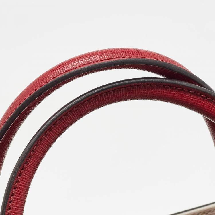Pre Owned Fendi Tricolor Leather Mini Monster Eye 2Jours Tote