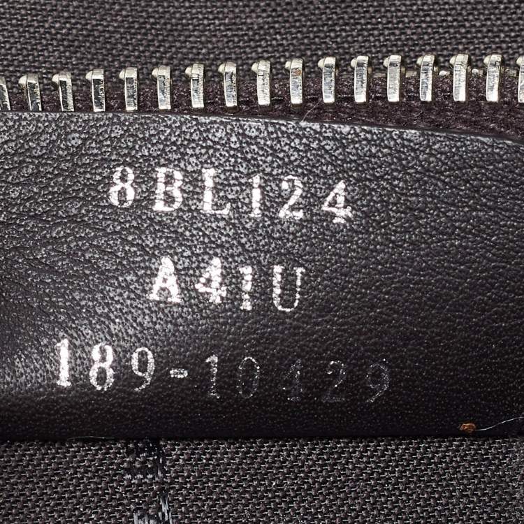 Pre Owned Fendi Blue/Beige Leather Medium By The Way Bag