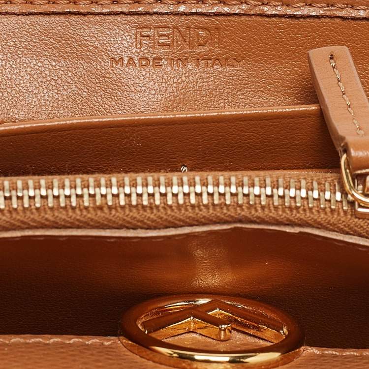 Pre Owned Fendi Brown Leather F is Fendi Continental Wallet