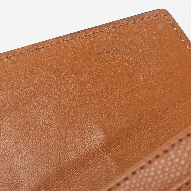 Pre Owned Fendi Brown Leather F is Fendi Continental Wallet