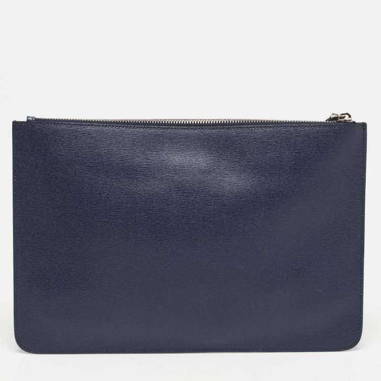 Pre Owned Fendi Multicolor Leather Monster Zip Pouch