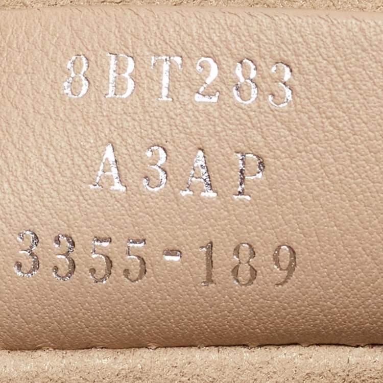 Pre Owned Fendi Multicolor Leather Medium Eye Detail Kan I Top Handle Bag