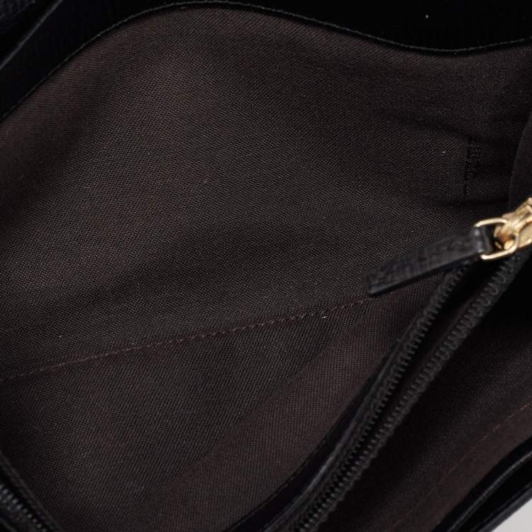 Pre Owned Fendi Multicolor Zucca Coated Canvas Flap Continental Wallet