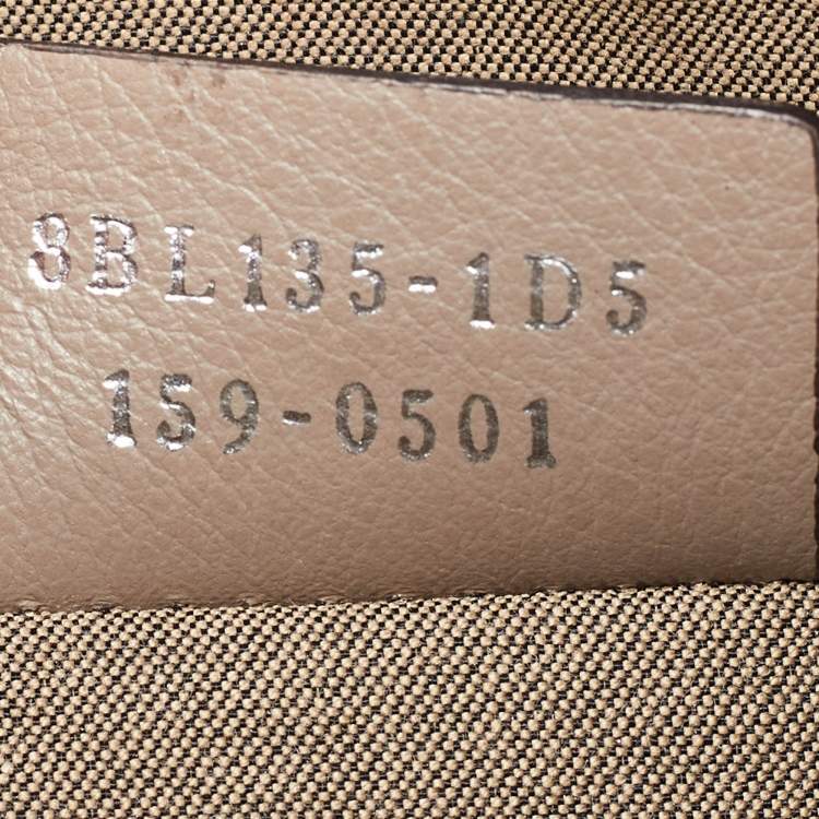 Pre Owned Fendi Beige Leather By The Way Crossbody Bag
