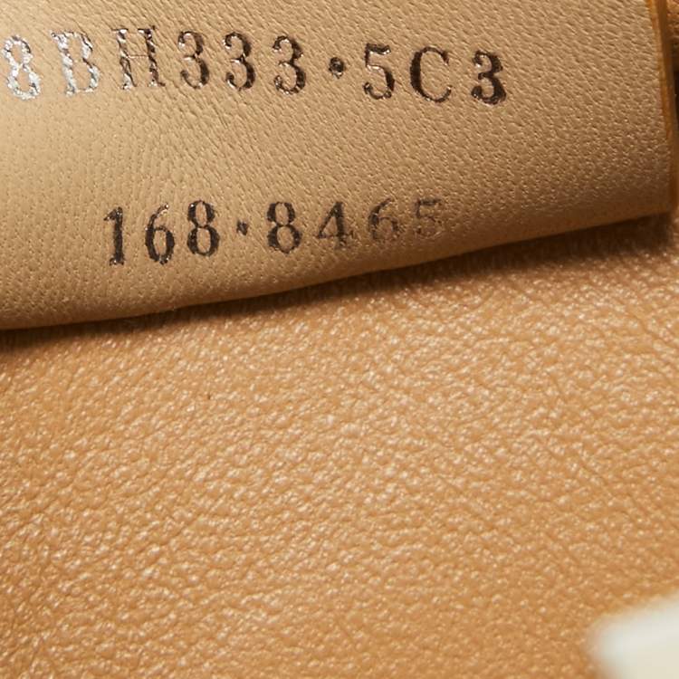 Pre Owned Fendi Beige Leather Mini 3Jours Tote