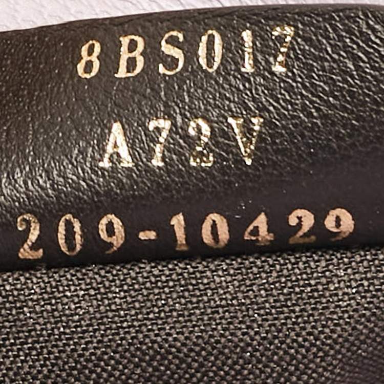 Pre Owned Fendi Lavender FF Logo Embossed Leather Mini Baguette Bag