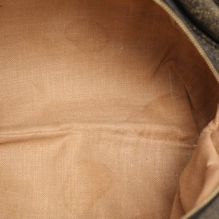 Pre Owned Fendi Tobacco Zucca Canvas and Leather Baby Spy Bag