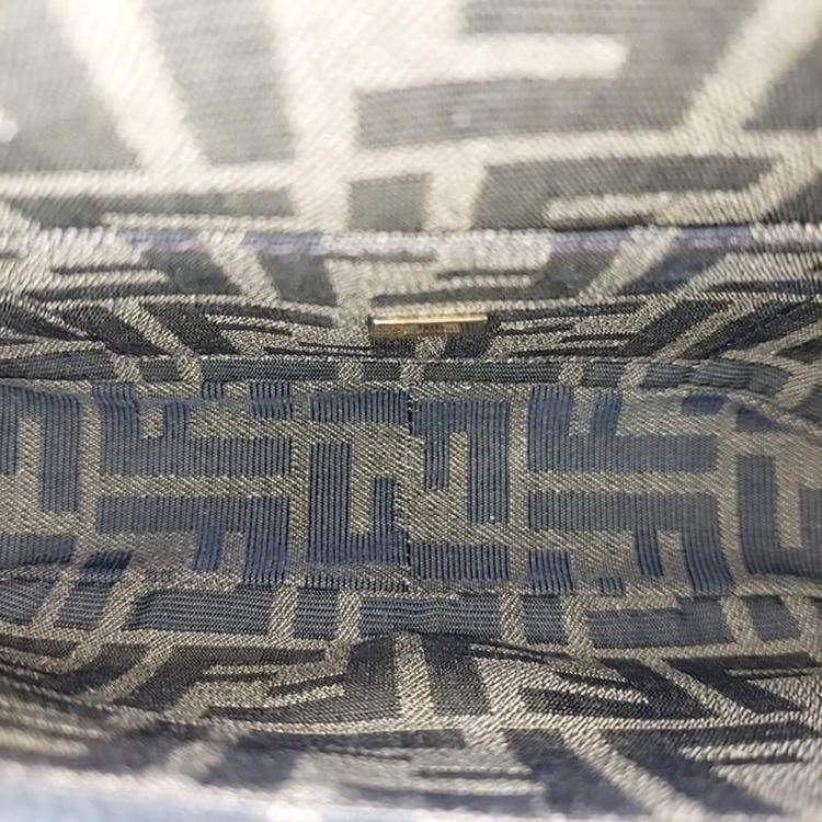 Pre Owned Fendi Zucca baguette bag mini