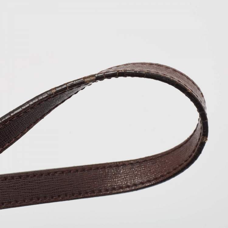 مملوكة مسبقًا Fendi Brown Zucca Canvas and Leather Small Demi Jour Top Handle Bag