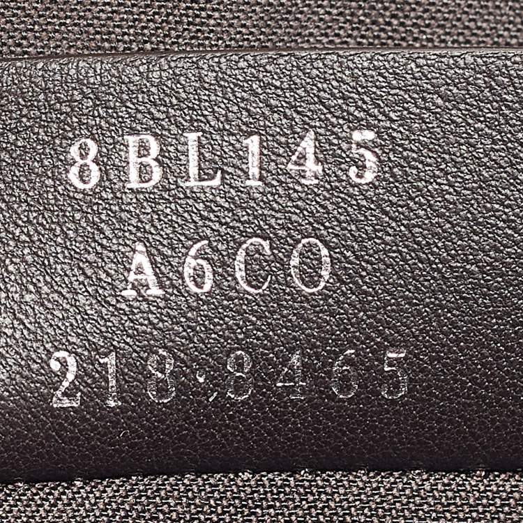 Pre Owned Fendi Black/Brown Leather Mini By The Way Crossbody Bag