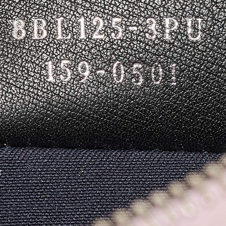 Pre Owned Fendi Blue/Pink Leather Large By The Way Boston Bag