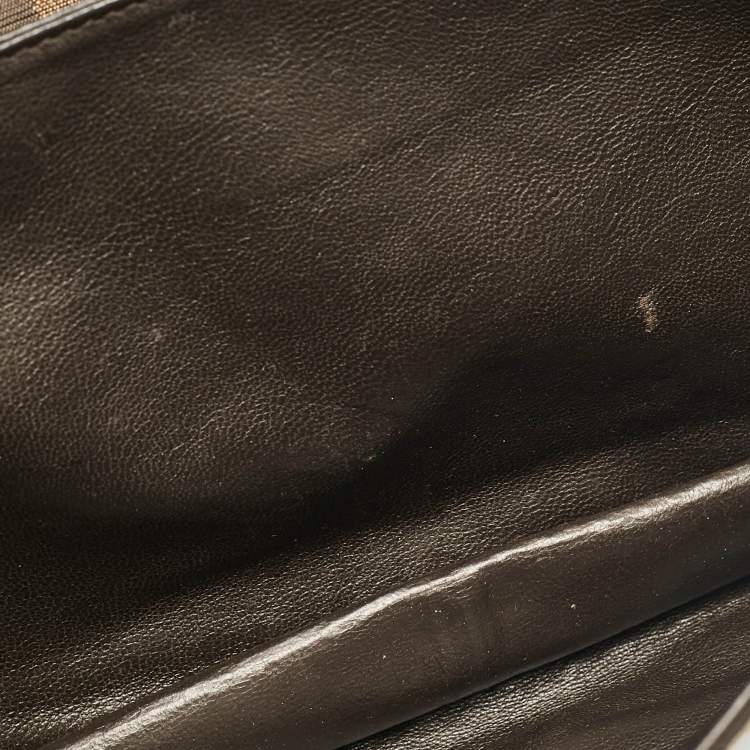 Pre Owned Fendi Tan/Brown Zucca Canvas Classico No.1 Top Handle Bag