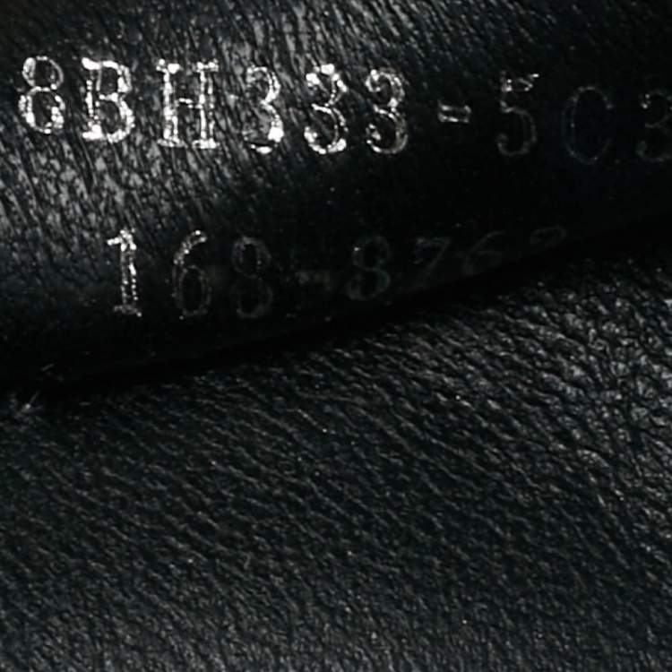 Pre Owned Fendi Black Leather Petite 3Jours Tote
