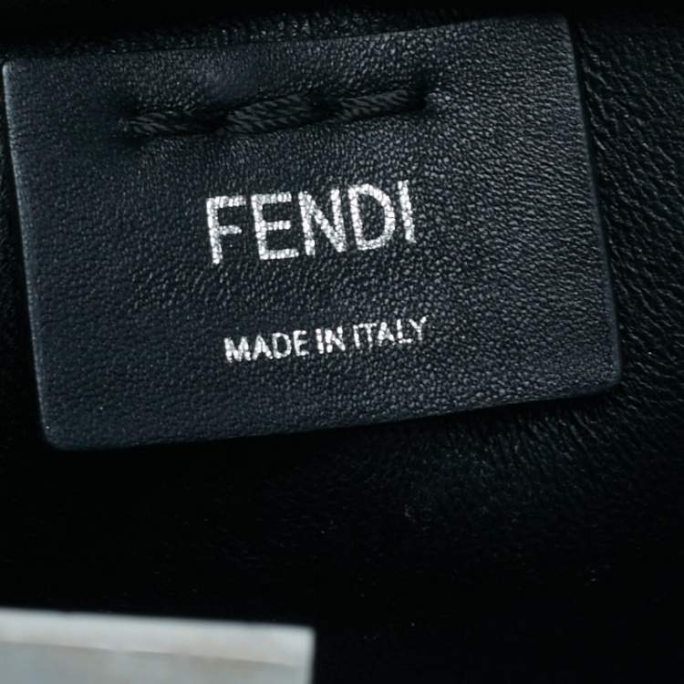 Pre Owned Fendi Black Leather Petite 3Jours Tote