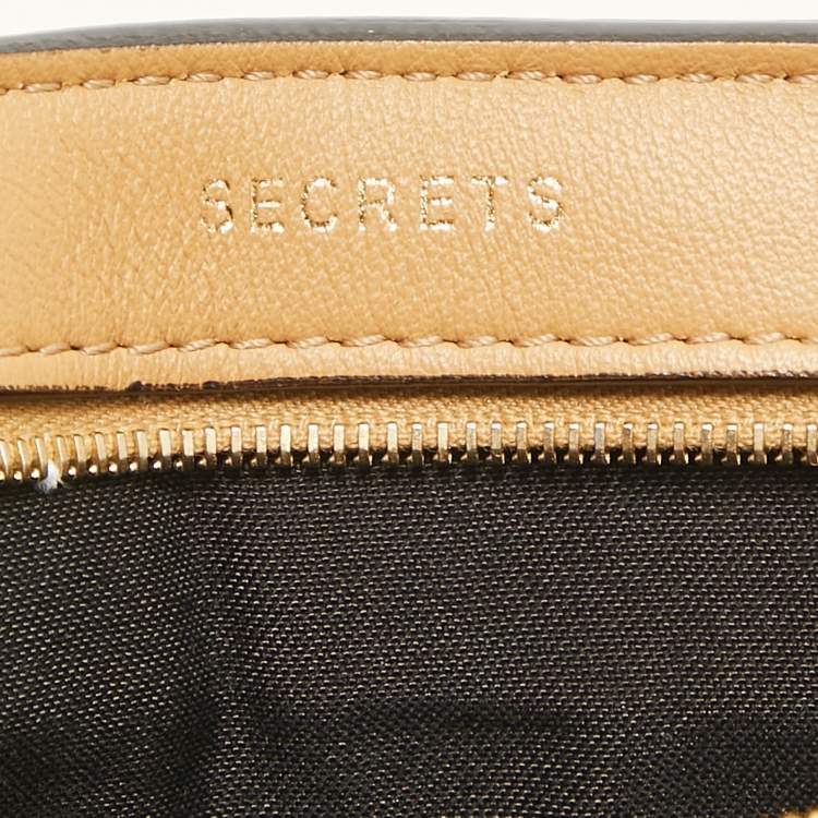 Pre Owned Fendi Tan Leather 3 Pockets Organizer Belt Bag