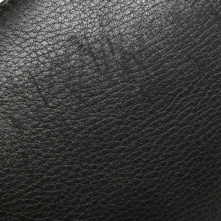 Pre Owned Fendi Black/Beige Leather and Python Small By The Way Shoulder Bag