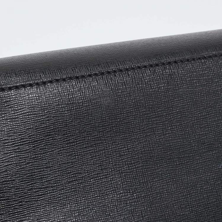 Pre Owned Fendi Black Leather Monster Petite Sac 2jours Tote