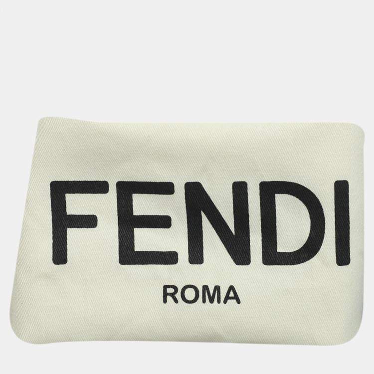 Pre Owned Fendi Yellow Leather Fendi Roma Tote Bag 