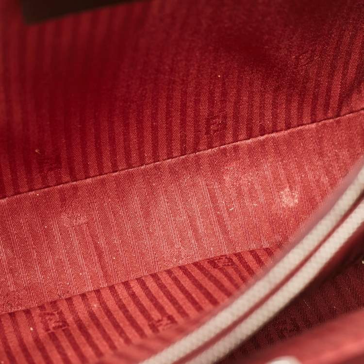 Pre Owned Fendi Multicolor Leather Small Patchwork 2Jours Tote
