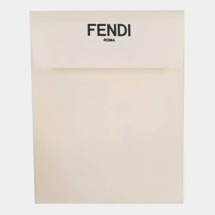 Pre Owned Fendi Pony Hair Peekaboo Clutch