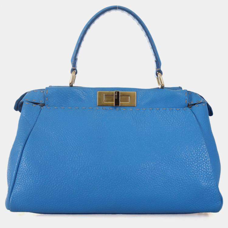 Pre Owned Fendi Selleria Peekaboo Bag