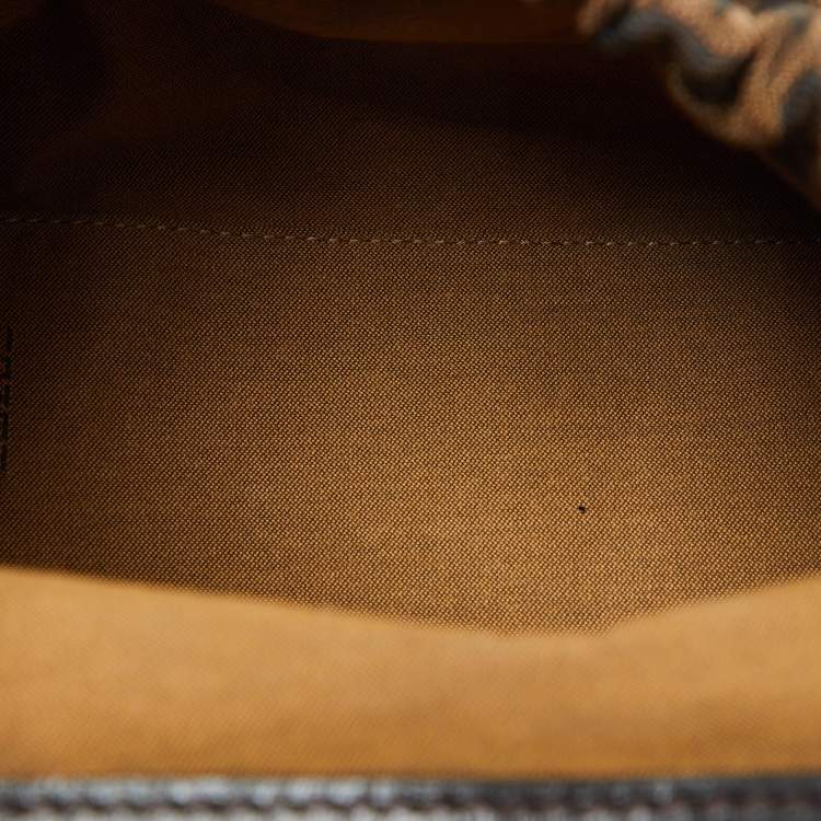 Pre Owned Fendi Tobacco Zucca Canvas and Leather Small Magic Satchel