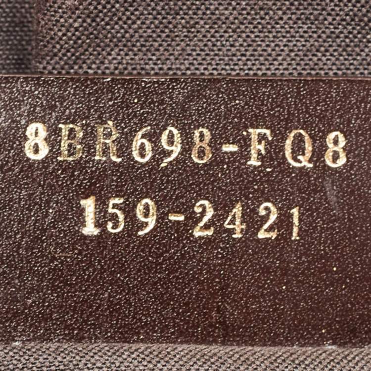 Pre Owned Fendi Tobacco/Pink Zucca Canvas and Leather Piccola Hobo