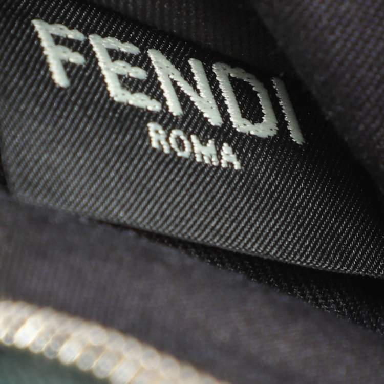 Pre Owned Fendi Green Velvet F is Fendi Wallet On Chain