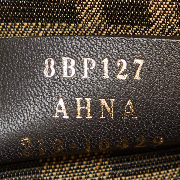 Pre Owned Fendi Beige Shearling Fur Fendi First Midi Shoulder Bag