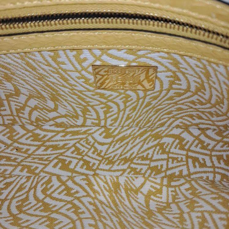 Pre Owned Fendi canvas baguette bag