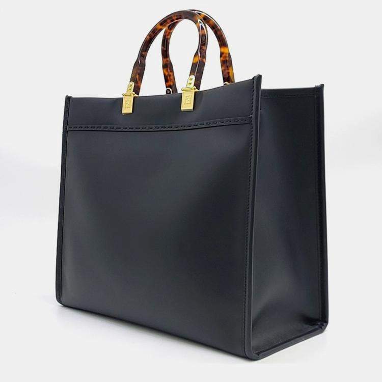 Pre Owned Fendi Sunshine Tote and Shoulder Bag