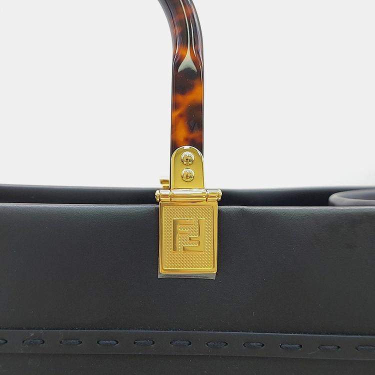 Pre Owned Fendi Sunshine Tote and Shoulder Bag