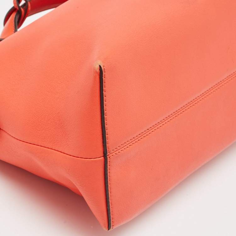 مملوكة مسبقًا Fendi Red Leather Small By The Way Boston Bag