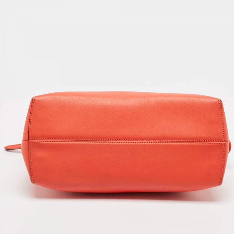 مملوكة مسبقًا Fendi Red Leather Small By The Way Boston Bag