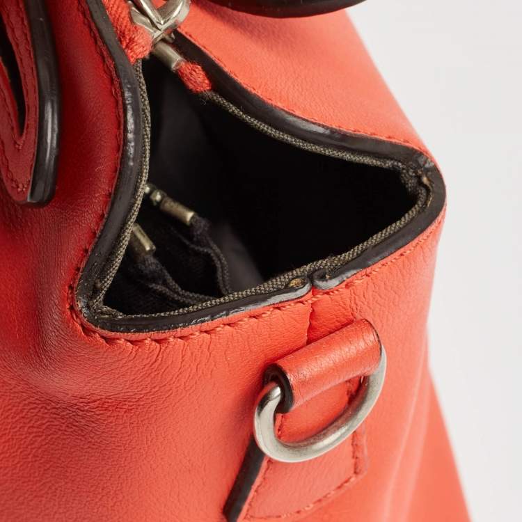 مملوكة مسبقًا Fendi Red Leather Small By The Way Boston Bag