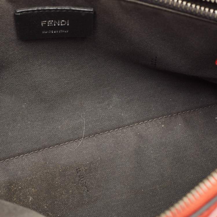 مملوكة مسبقًا Fendi Red Leather Small By The Way Boston Bag